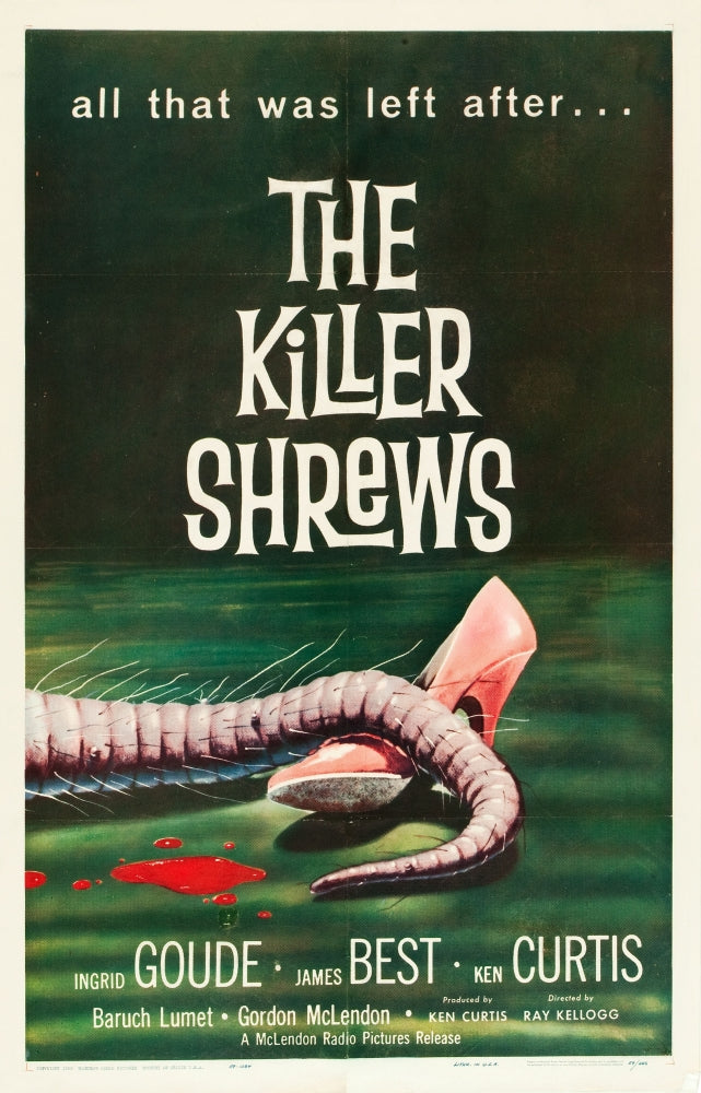 The Killer Shrews 1959 movie poster print 11x17