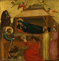 The Adoration of the Magi art print by Giotto di Bondone, available in multiple sizes.
