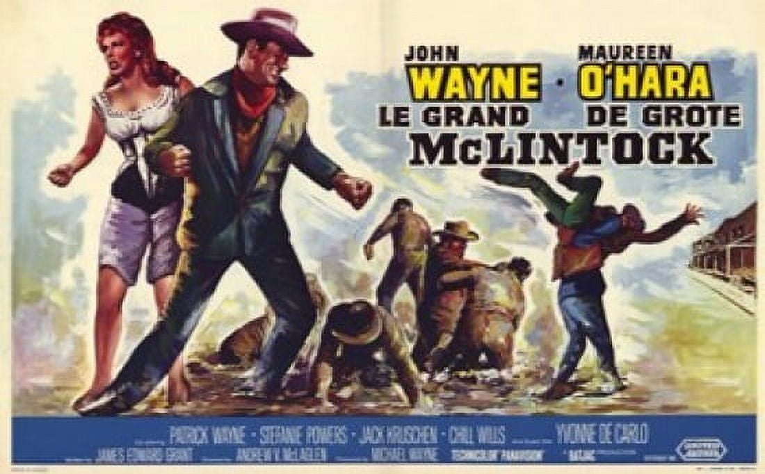Mclintock Movie Poster in 17x11 size - classic cinema art