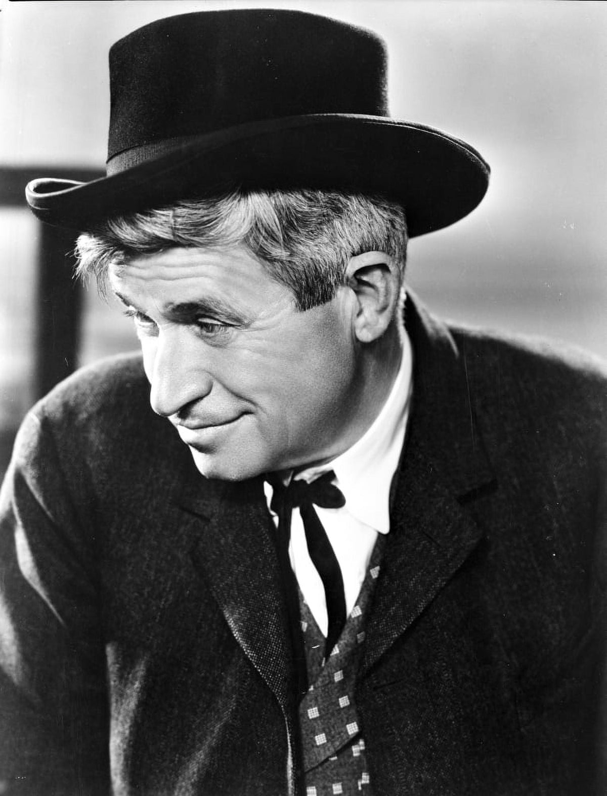 Will Rogers Looking Away in Black Suit Photo Print