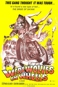 Werewolves on Wheels 1971 movie poster masterprint