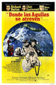 Where Eagles Dare movie poster captured in vibrant detail, perfect for film enthusiasts.