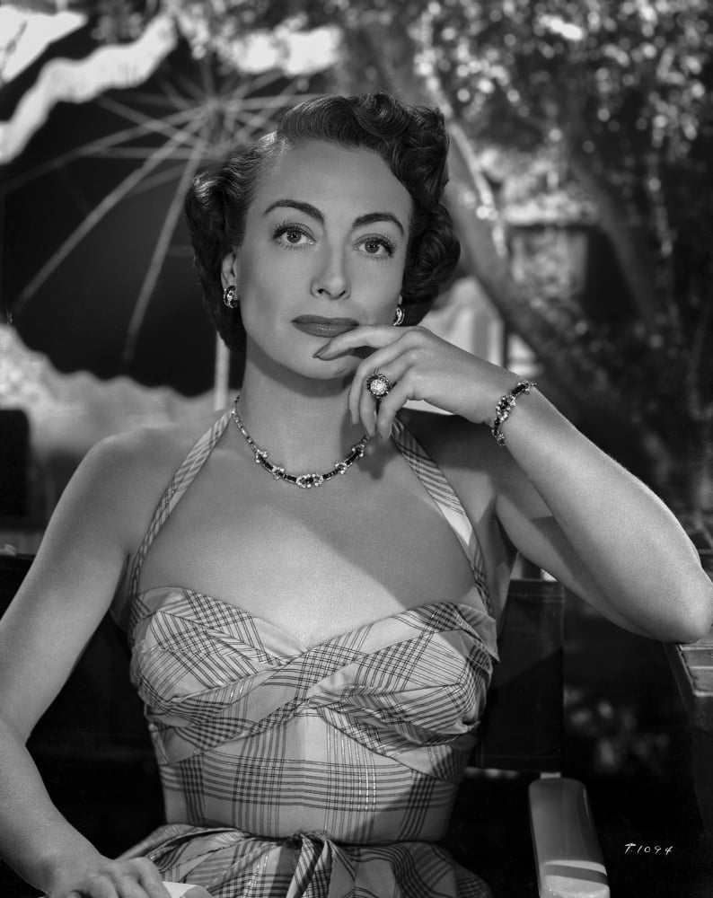 Joan Crawford HD classic portrait photo print showcasing elegance and beauty.