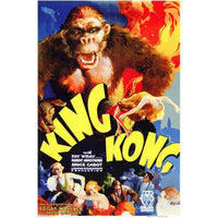 King Kong Movie Poster Print in 27x40 size, iconic film art.