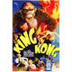 King Kong Movie Poster Print in 27x40 size, iconic film art.