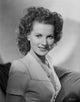 Elegant portrait photo print of Maureen O'Hara in a white gown.