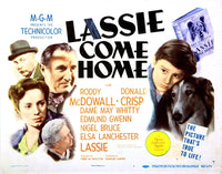 Lassie Come Home movie poster print, available in multiple sizes.