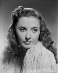 Barbara Stanwyck classic side view portrait photo print.