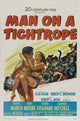 Man on a Tightrope Movie Poster 11x17 print featuring classic cinema design.