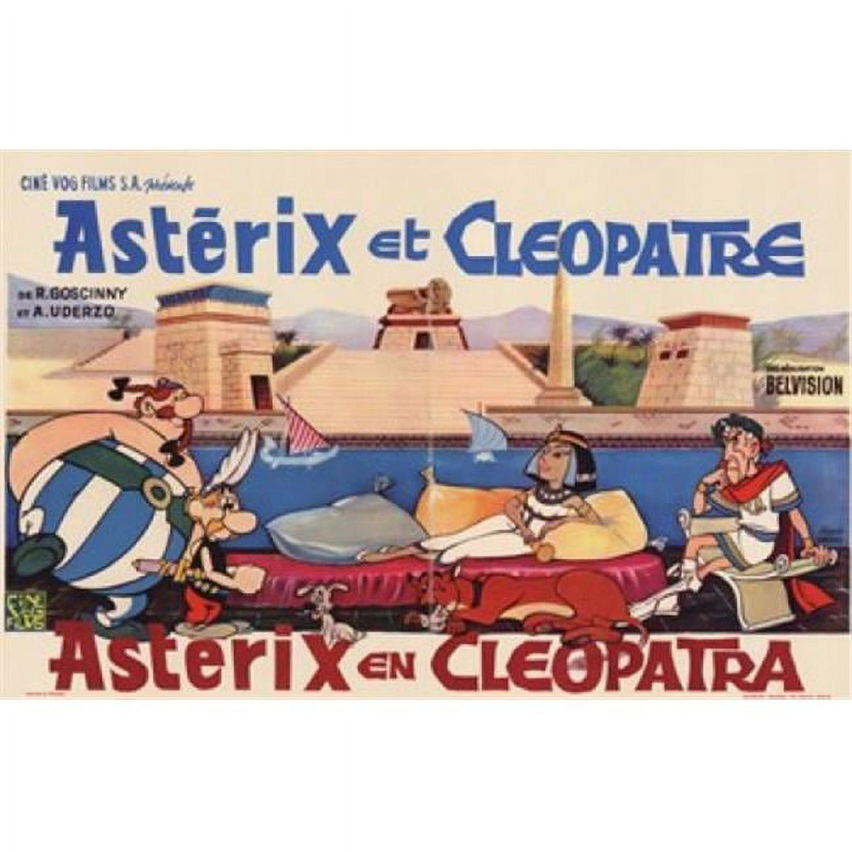 Asterix and Cleopatra Movie Poster 17x11 Print