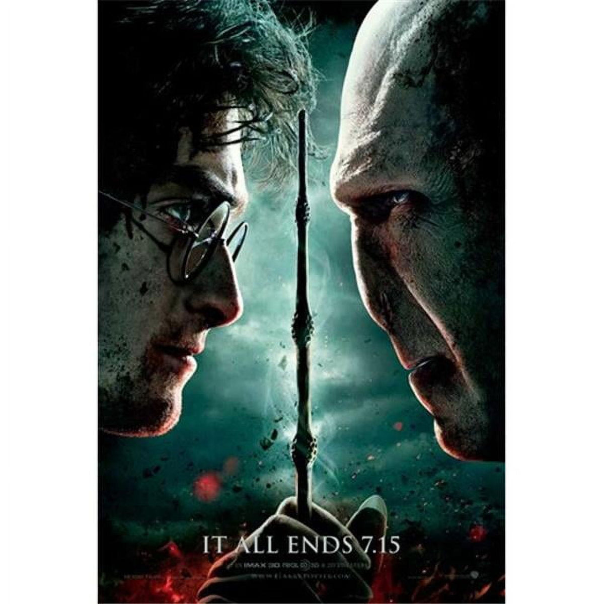 Harry Potter and the Deathly Hallows Part II Movie Poster 11x17