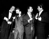 Dean Martin and Vic Damone performing photo print in various sizes