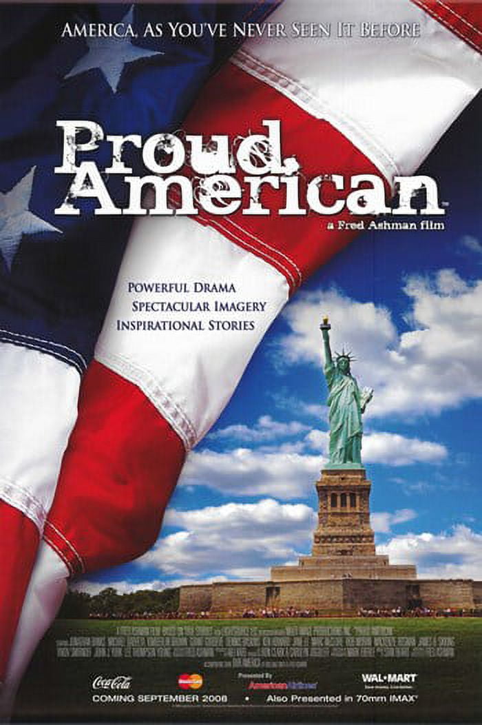 Proud American Movie Poster in 11x17 size, showcasing American pride.