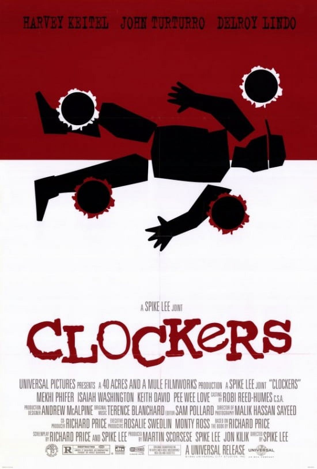 Clockers Movie Poster 11x17 print showcasing crime drama art.