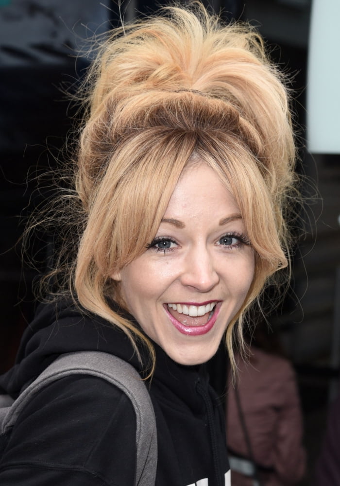Lindsey Stirling concert photo print from New York, June 6, 2017.