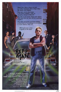 Repo Man Movie Poster 11x17 print, cult classic film art.