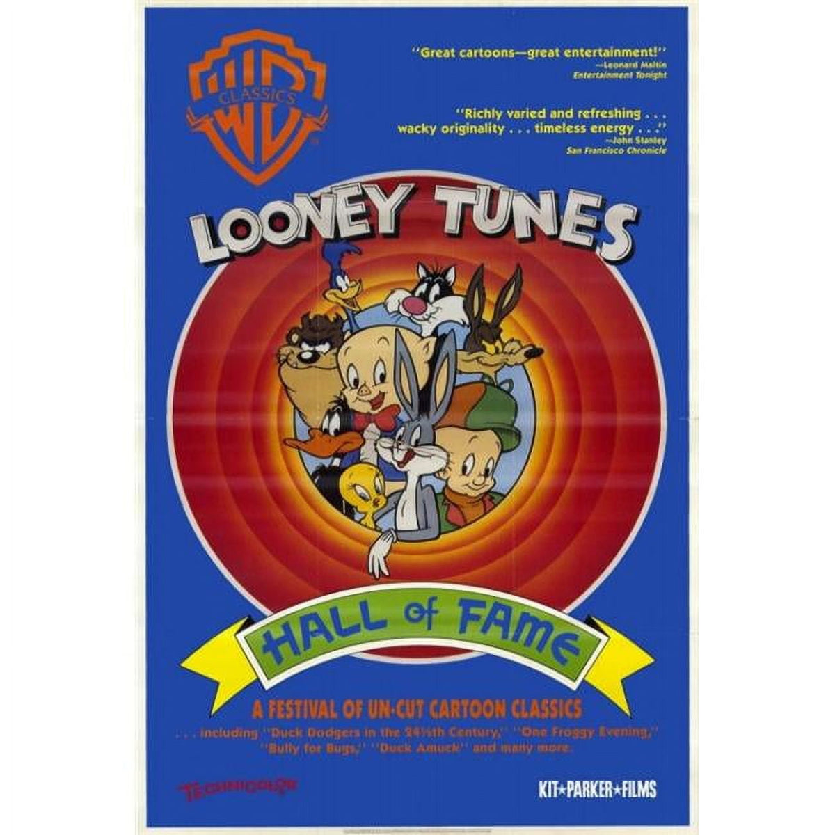Looney Tunes Hall of Fame Movie Poster Print 27x40 featuring classic characters