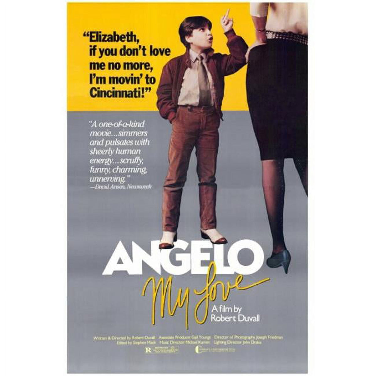 Angelo My Love movie poster print - vibrant cinematic wall art.