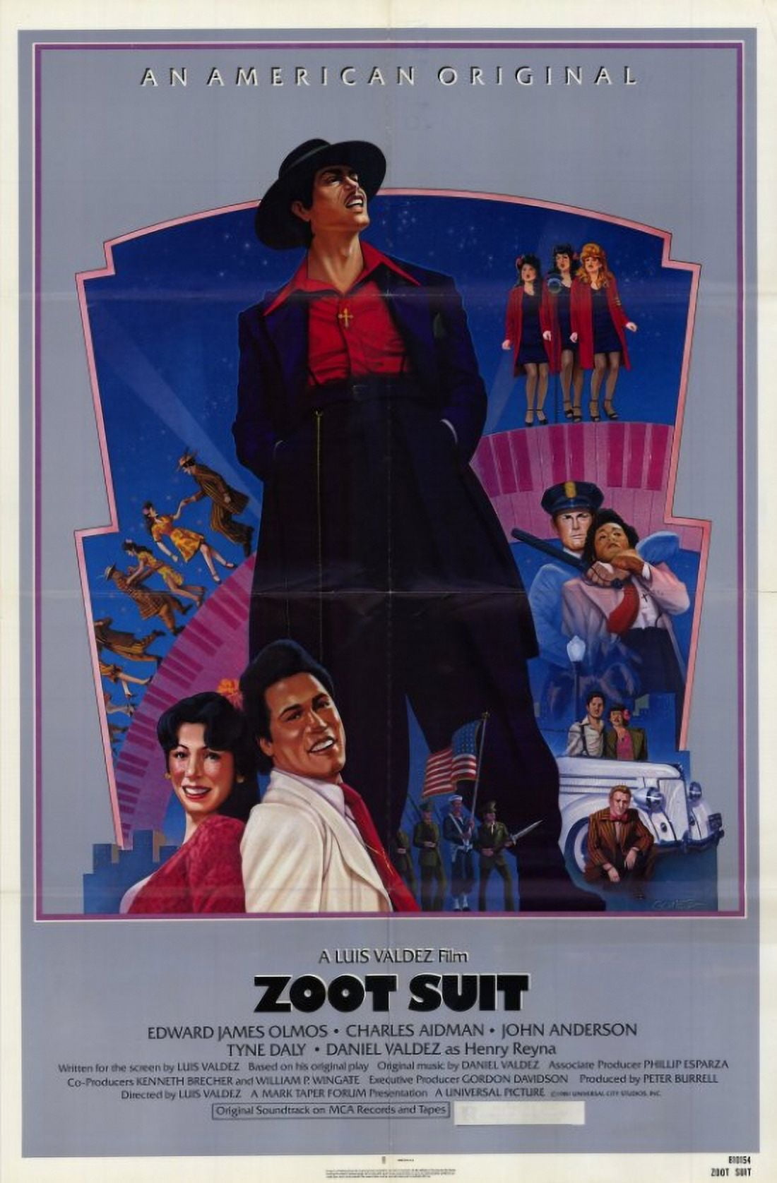 Zoot Suit Movie Poster 11x17 vibrant cultural film art