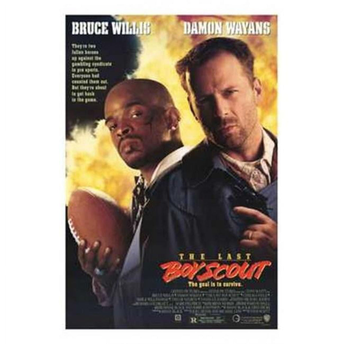The Last Boy Scout Movie Poster - 11x17 print showcasing iconic action scenes.