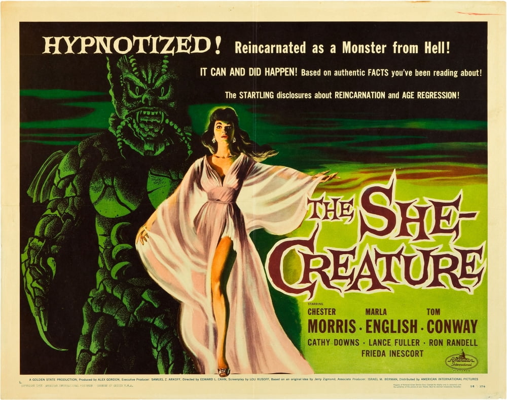 The She-Creature 1956 Movie Masterprint Poster showcasing classic film art.