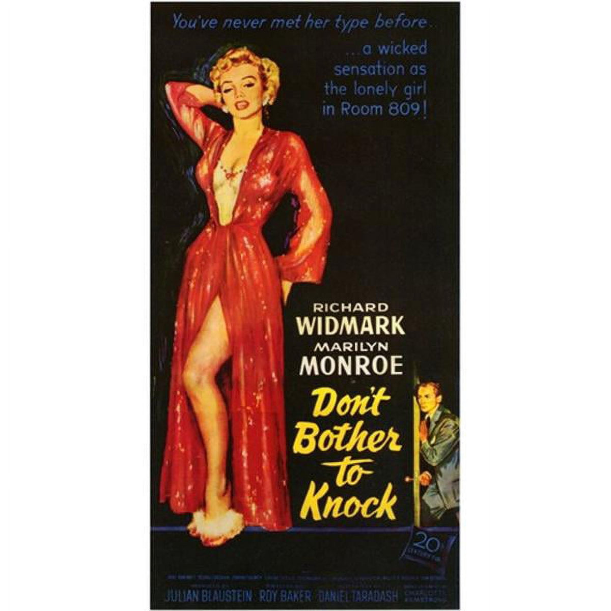 Don't Bother to Knock Movie Poster 11x17 print