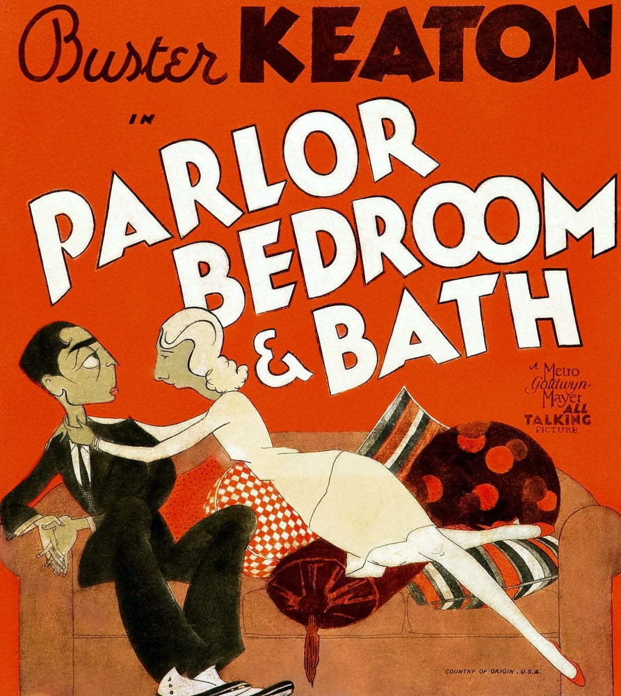 Buster Keaton and Charlotte Greenwood Parlor Bedroom and Bath Movie Poster Print