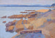 Coast Near Antibes Poster Print showcasing serene Mediterranean coastline