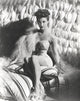 Ava Gardner elegant portrait in a white dress photo print