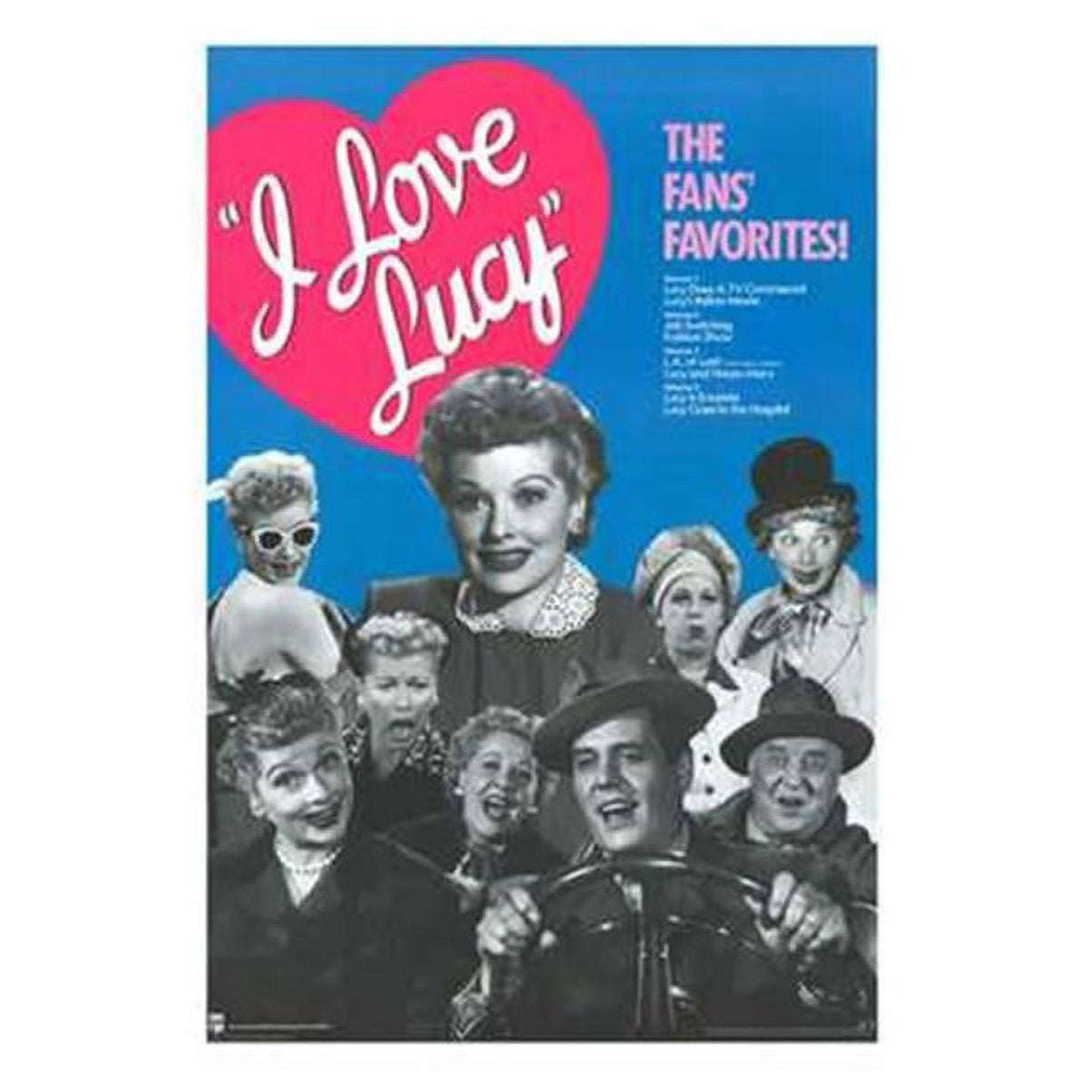 I Love Lucy Movie Poster - Classic TV Comedy Art Print 11x17