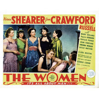 The Women movie masterprint poster featuring Phyllis Povah, Paulette Goddard, Joan Crawford, Rosalind Russell, Mary Boland, and Norma Shearer