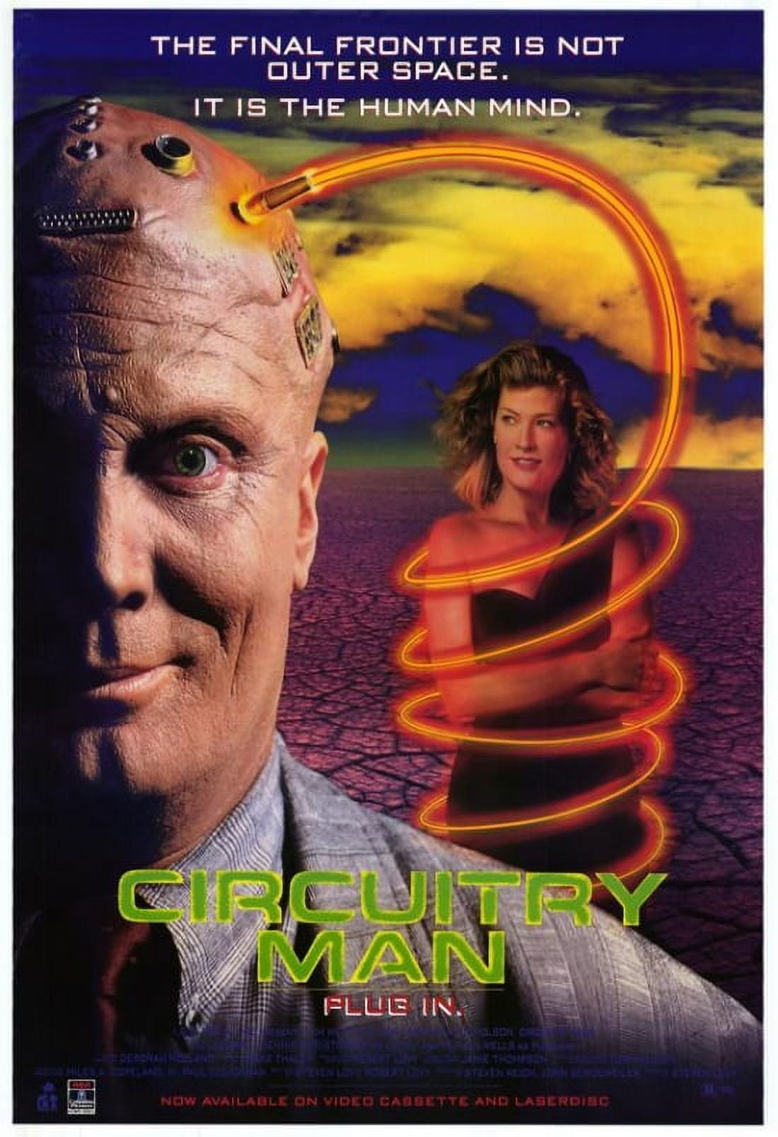 Circuitry Man Movie Poster 11x17 print for home décor.