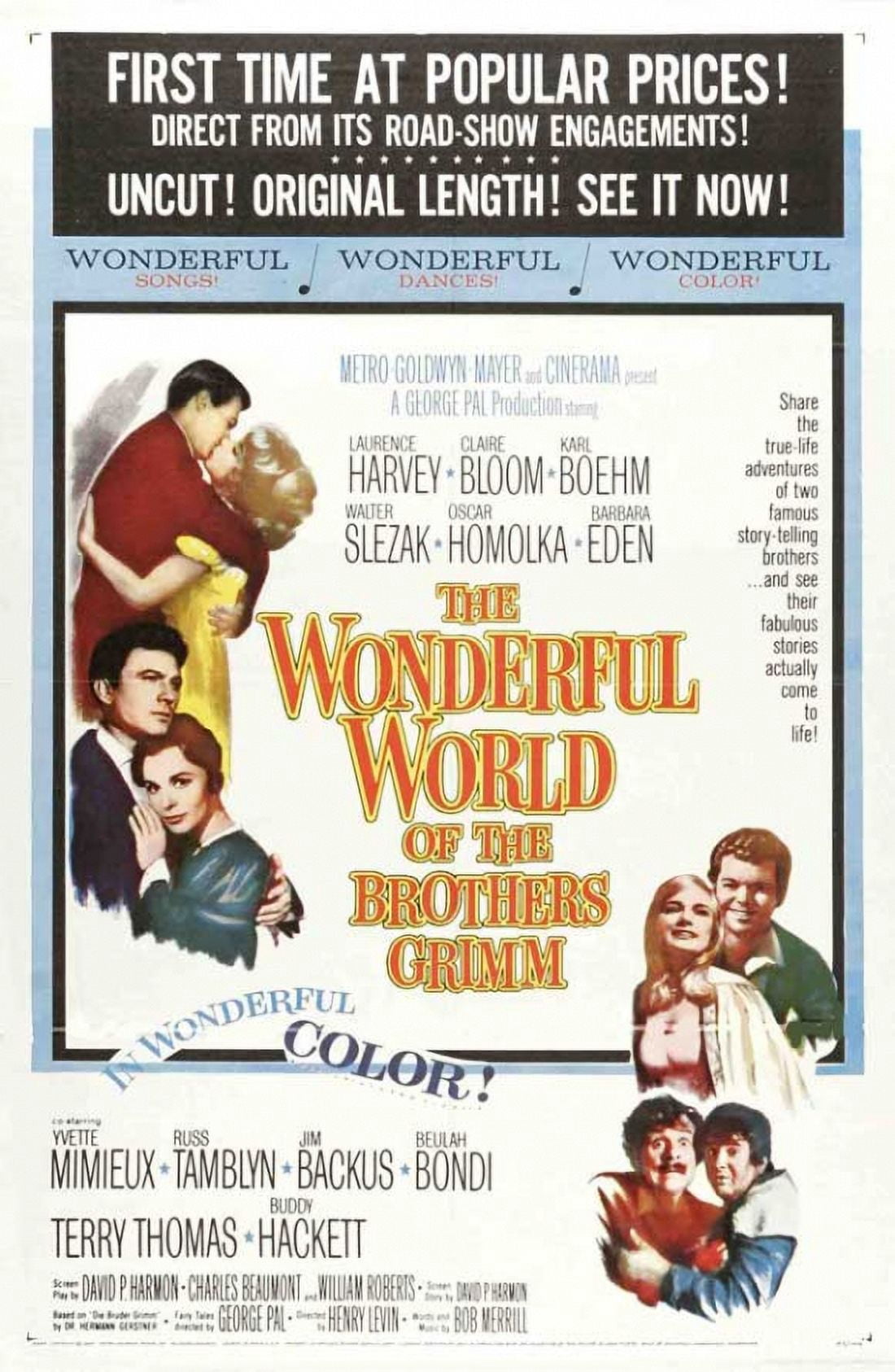 The Wonderful World of the Brothers Grimm Movie Poster 11x17