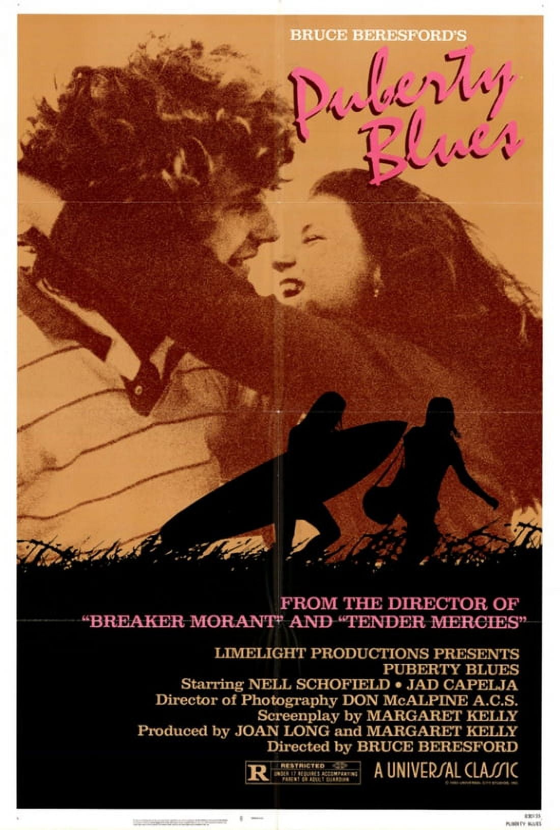 Puberty Blues Movie Poster Print 27x40 - Classic Film Art
