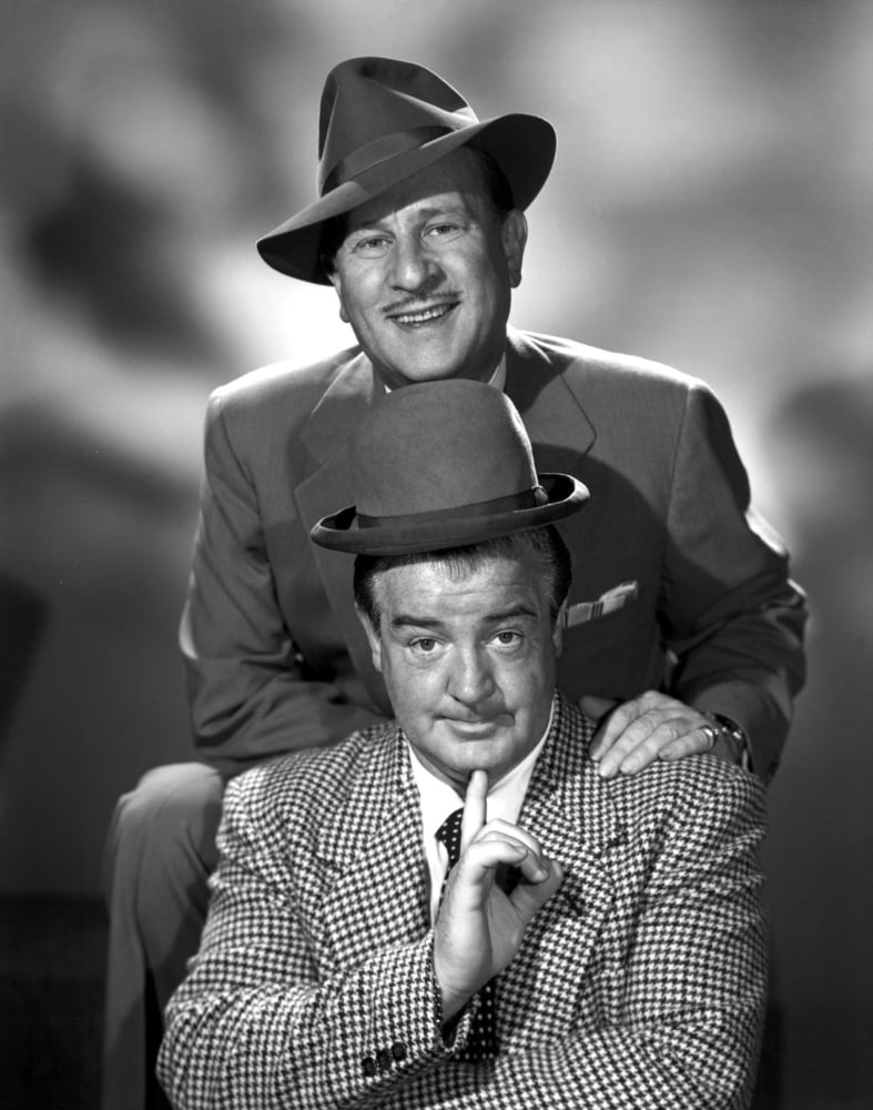 Abbott & Costello 1950s Photo Print Poster