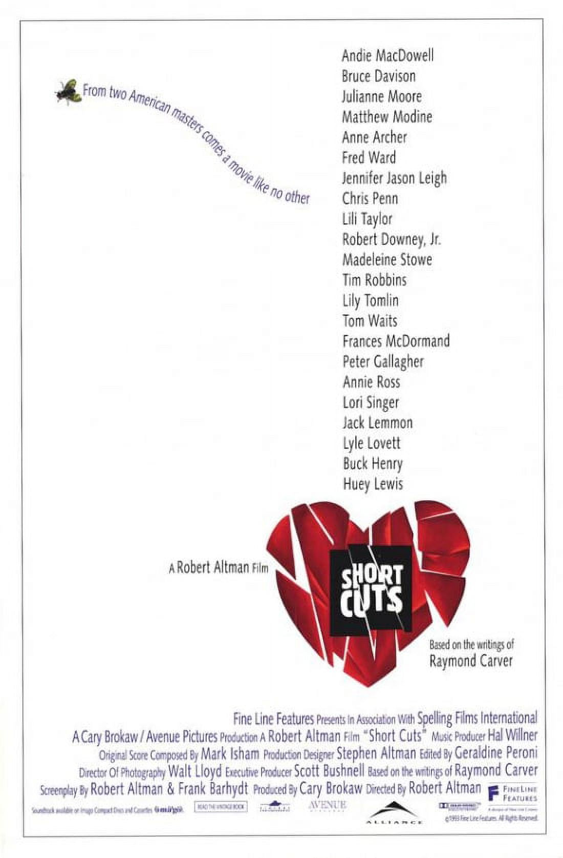 Short Cuts Movie Poster Print - 27x40 inches