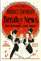Break The News From Left Movie Masterprint Poster Print featuring Maurice Chevalier, June Knight, and Jack Buchanan.