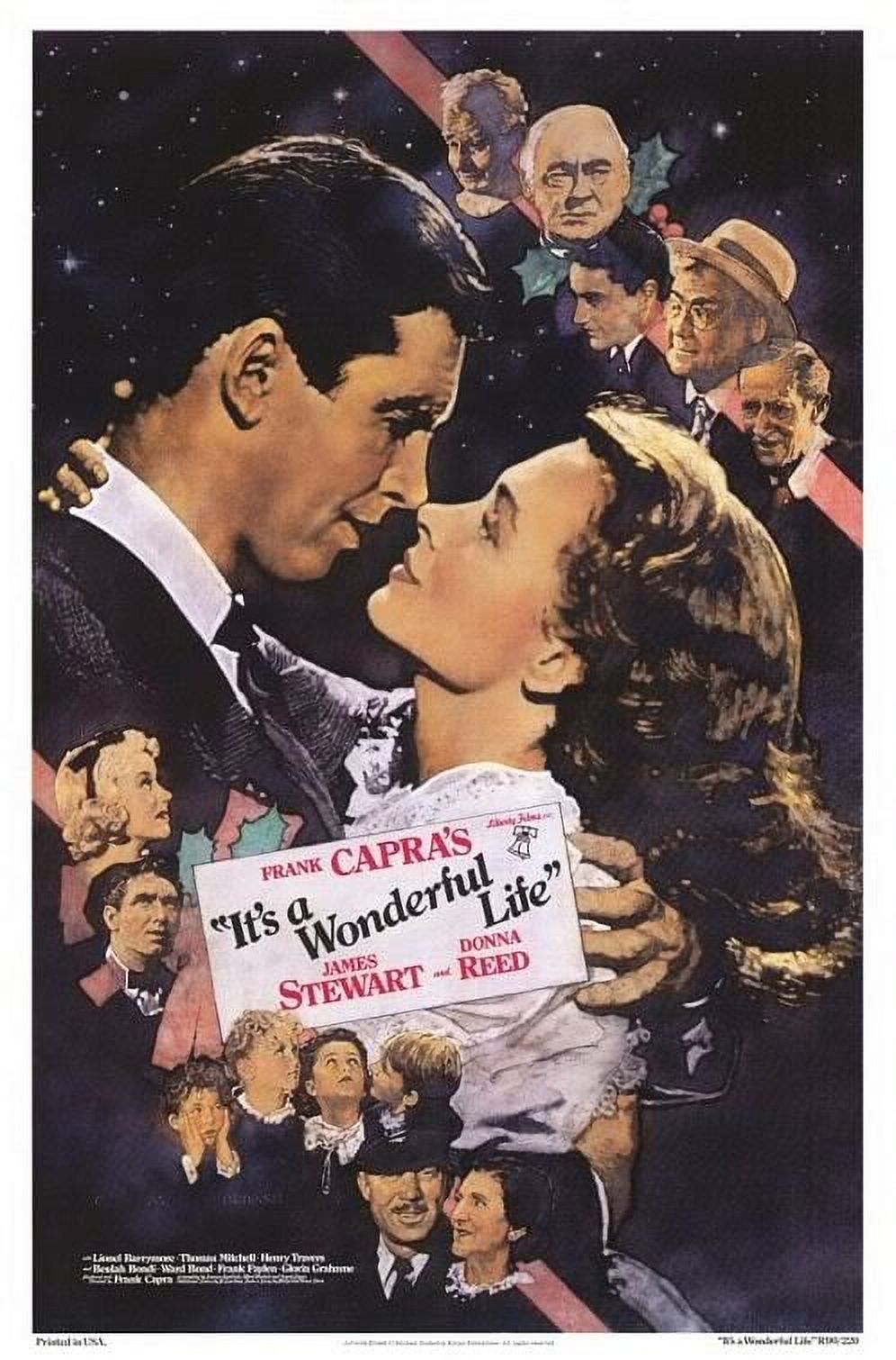 It's A Wonderful Life movie cover photo print in multiple sizes.