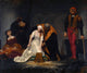 The Execution of Lady Jane Grey poster print by Paul Delaroche, depicting a historical scene.
