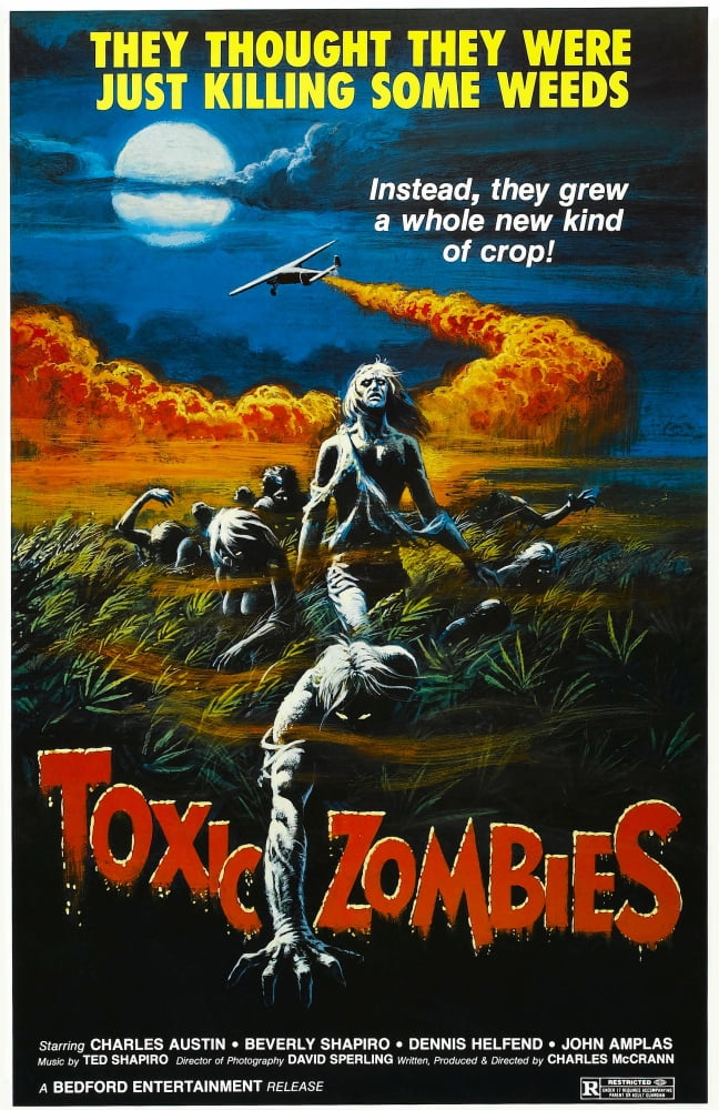 Toxic Zombies Fine Art Poster Print showcasing horror art