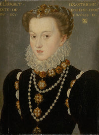 Portrait of Elizabeth of Austria, Queen of France Poster Print