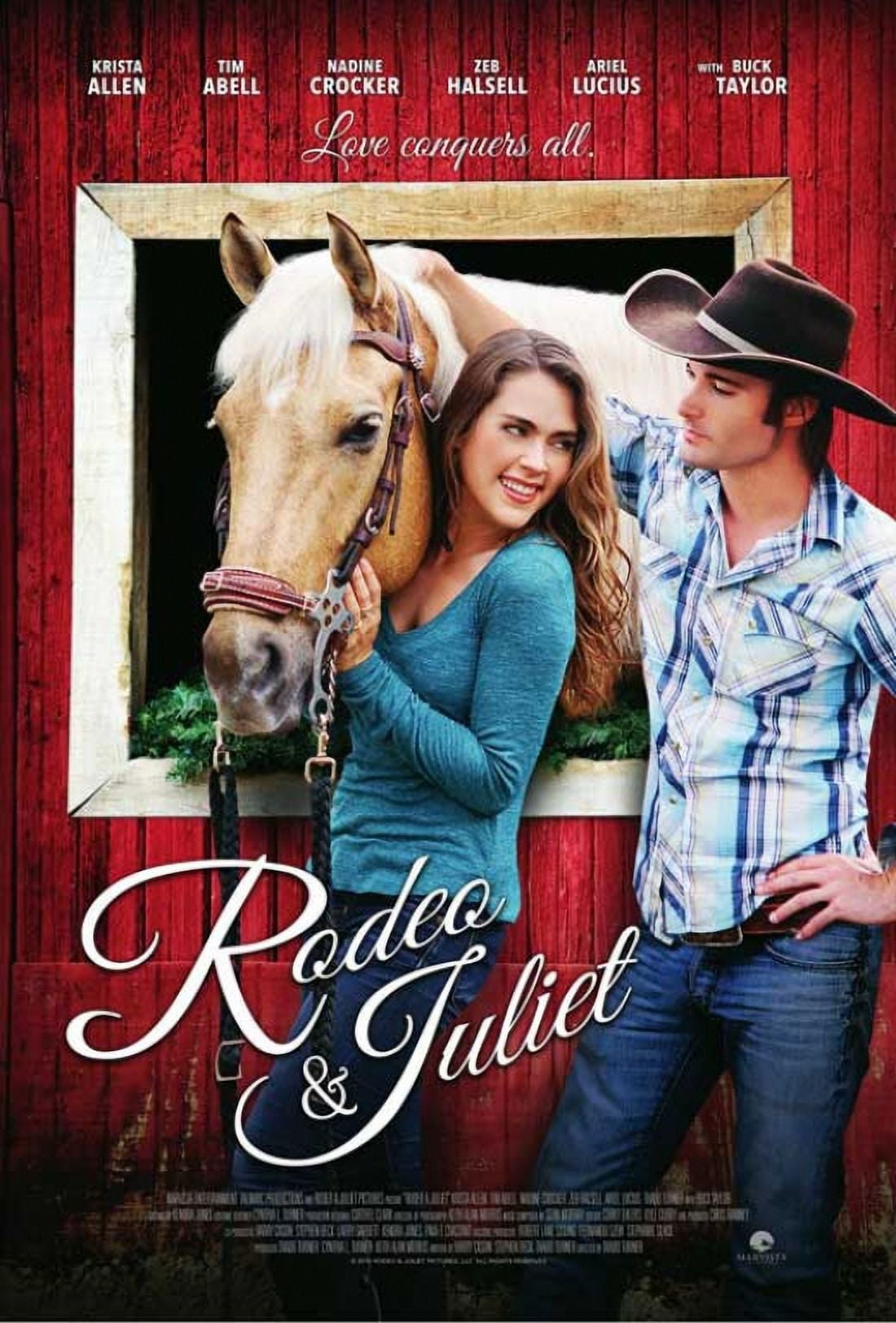 Rodeo & Juliet Movie Poster 11x17 print showcasing vibrant colors and film-themed design.