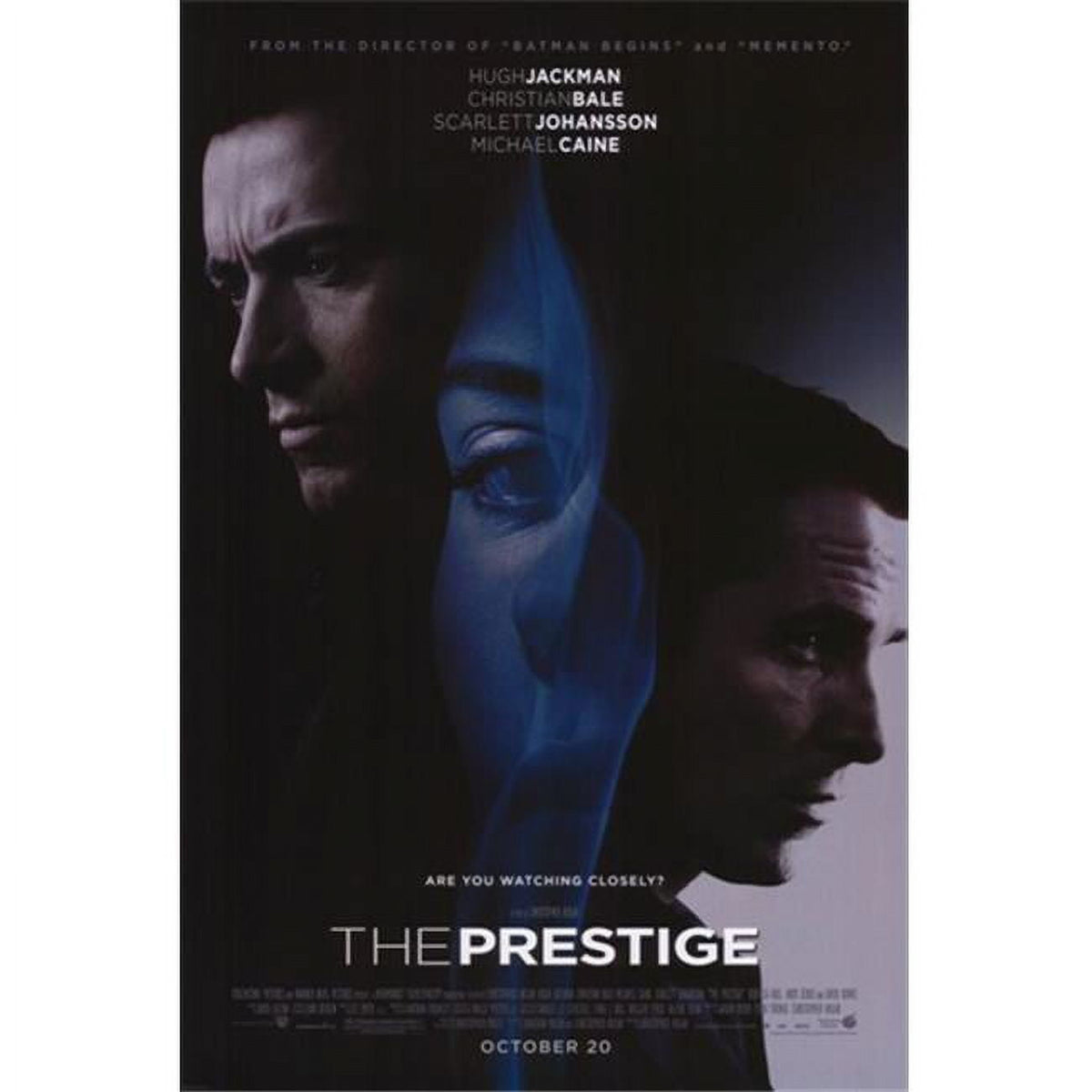 The Prestige Movie Poster 11x17 Print showcasing magic and mystery.