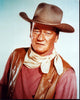 John Wayne photo print in brown leather vest and white bandana