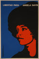 Libertad para Angela Davis Poster Print (1971) - activist art