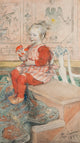 Lisbeth Poster Print by Carl Larsson showcasing elegant design.