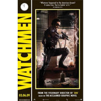 Watchmen Movie Poster Print featuring iconic film imagery, size 27x40.