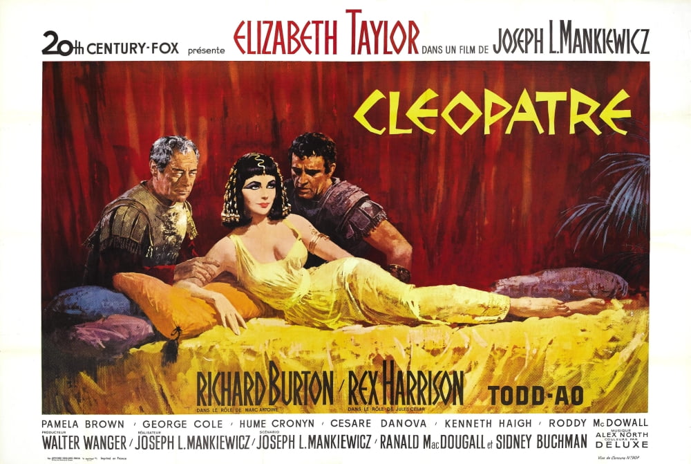 Cleopatra Movie Poster Masterprint showcasing iconic imagery.