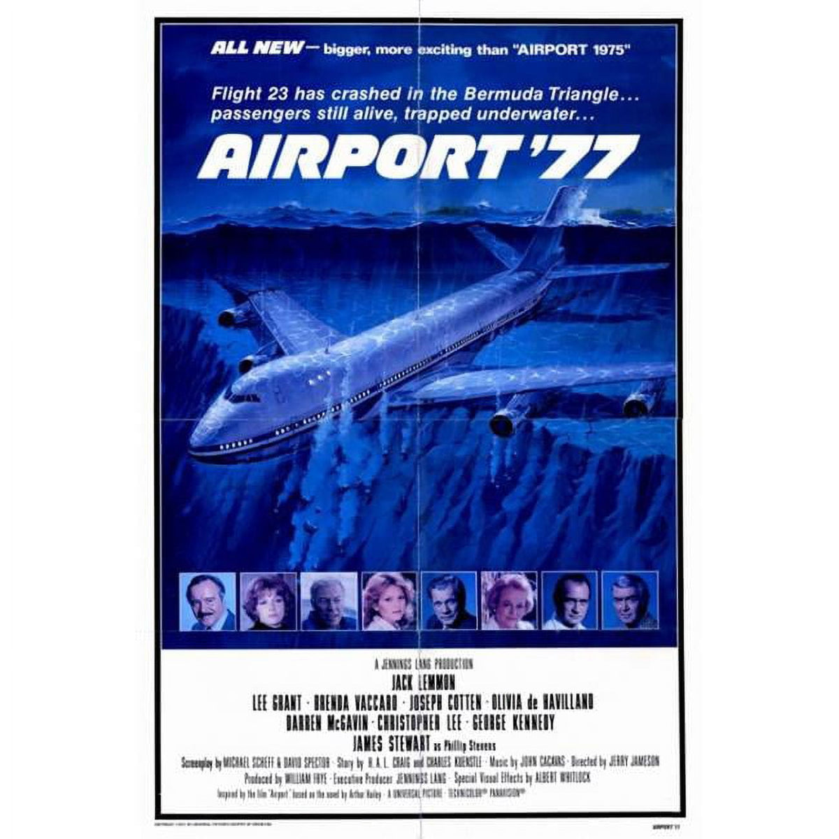 Airport '77 Movie Poster Print - 27 x 40 inches