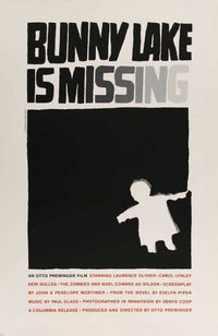 Bunny Lake is Missing Movie Poster 27 x 40